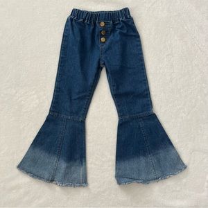 Girls Bell Bottom Jeans